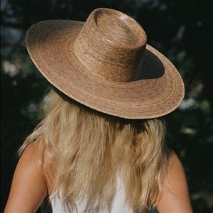 Lack of Color Palma Wide Boater Palm Leaf Sun Hat